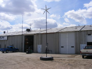 옥상 설치를 위한 격자 바람 터빈 발전기에 소형 저잡음 3kw 